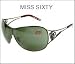 21EgaKF0CaL. SL75  Miss Sixty Sunglasses MX366S 08A Metal Rhinestones Gun