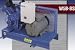 Jenny Fire Sprinkler Stationary Air Compressor-Base Plated Mounted: Pump K, 1.5 HP, 1140 RPM, 885GAL