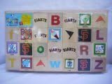 San Francisco Giants Major League Baseball Alphabet Blocks for Young Learners (2004) - Individually Numbered