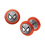 Body Accentz™ Earrings Rings Fake Spider Man Cheater Plug 16 gauge - Sold as a pair