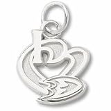Anaheim Ducks I Heart Foot Charm - Sterling Silver Jewelry