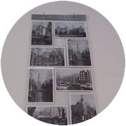 Postkartenhalter Fotohalter 28 Fotos Hoch- und Querformat