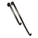 Adjustable Wreath Hanger - Brushed Nickel