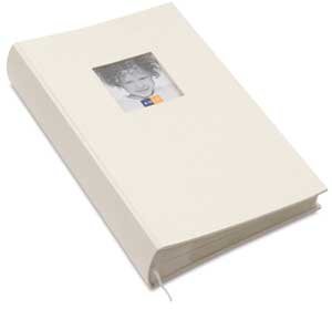 Kolo Hudson Pocket Photo Album - Ivory, 12frac14; times; 8, Hudson 3-Up Album