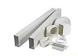 COOKER HOOD 125MM 3 METRE RECTANGULAR DUCTING KIT