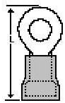 Terminals 10-12G RING TONGUE 10-12 AWG