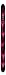 Perri's Leathers Leather Air Brush Pink Flame Guitar Strap