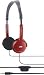 JVC Lightweight Headphone with Volume Control (Red)