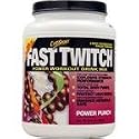 CytoSport Fast Twitch Power Workout Drink Mix, Power Punch , 2.04-Pound Jar