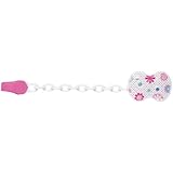 Chicco Pacifier Clip, Pink/Purple