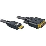 Philips PXT1198 - Video cable - 19 pin HDMI (M) - DVI-D (M) - 12 ft