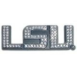 LSU Tigers Louisiana State University Austrian Crystals & Chrome NCAA College Sports Premium Metal Car Truck Motorcycle Emblem