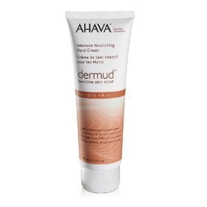 Ahava Dermud Gift Set of 4: Hand Cream, Foot Cream (regular & travel size), Body Cream