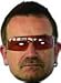 U2 Bono Celebrity Party Mask - Single