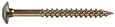 The Hillman Group 47877 5/16-Inch x 4 Star Drive Construction Lag Screw with Truss Head 1000 Hour Bronze Ceramic Coat, 100-Pack
