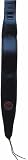 Fender Strap,Deluxe Leather W/Pad Black
