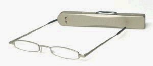 I Mag Push UP Readers in Antique Silver, +2.25 or +2.75