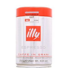 Illy Espresso 12 x 250 g Bohnen N Röstung (roter 