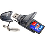Memorex TravelCard SD Memory Card with SD TravelDrive Convertible Card Reader Kit - 1GB