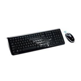 Genius SlimStar i820 - Clavier - sans fil - 2.4 GHz - souris - r�cepteur sans fil USB - fran�ais