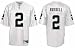 JaMarcus Russell Jersey: Reebok White Replica #2 Oakland Raiders Jersey - XX-Large