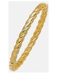 6mm 14k Fancy Bangle Bracelet