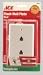 6 each: Ace Dual Flush Wall Jack Wall Plate (36208)