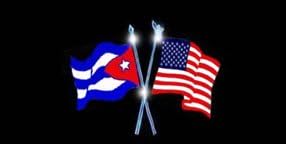 Airbrushed License Plates - American Flag-cuban Flag License Plate- #643