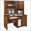 Kathy Ireland Home by Martin Furniture Mission Pasadena Wood Computer Desk and Hutch