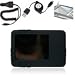 (4 In 1) Bumper Silicone Skin For Creative Zen X-fi 16 Gb 32 Gb Video Mp3 Player With Removable Armband And Beltclip + Screen Protector Kit + Car Charger + Retractable Data Cable For Zen X-fi (creative Zen X-fi Not Included), Black