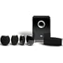 JBL CS480BG High Performance, complete 6-Piece Home Theater Speaker System with Brackets (Black Gloss)