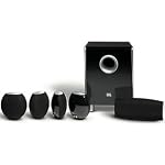 JBL CS480BG Complete 6-Piece Home Theater Speaker System (Black Gloss)