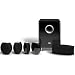 JBL CS480BG Complete 6-Piece Home Theater Speaker System (Black Gloss)