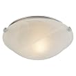 Minka Lavery Laguna Vista Nickel Flush Mount 4296-1-84