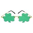 A Touch of the St. Patrick's Day Irish in these Mini Shamrock Costume Glasses
