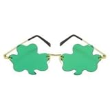 A Touch of the St. Patrick's Day Irish in these Mini Shamrock Costume Glasses