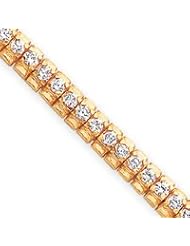Sterling Silver & Vermeil CZ Bracelet
