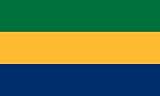 America's Flag Company FF2X3NGAB1 2-Foot by 3-Foot Nylon Gabon Flag