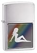 Zippo Lighter Souvenir Collection Mudflap- Brushed Chrome