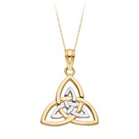 Trinity Knot Pendant in 14K Two-Tone Gold by Fred Meyer Jewelers