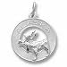 Alaska Moose Charm