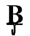 Letter B Wall Hook XS