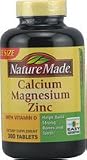 Nature Made Calcium and Magnesium with Zinc, 300 Tablets 300 ea