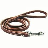 LEATHER LEAD 3/4 X 6 BLACK
