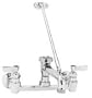 Fisher 8253 7 1/2" to 8 1/2" Wall Mount with EZ Install Adapters, Dual Ctl with Long Service Sink Sp