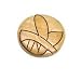 Laurey 30813 Cabinet Hardware 1-3/8-Inch Round Wood Knob, Maple Leaf