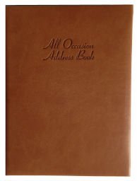 Esposti All Occasion Soft Touch Address Book (Tan)