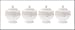 Maxwell & Williams Lion Soup Bowl & Lid - Set of 4