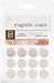 Basic Grey Magnetic Snaps 6/Pkg Large 5/8
