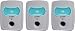 VIATEK PR50-3C ULTRASONIC PEST REPELLER WITH NIGHTLIGHT (3 UNITS; BLISTER PACKAGING)